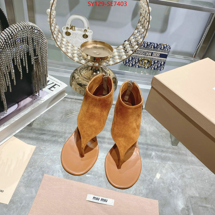 Women Shoes-Miu Miu,buy the best replica ID: SE7403,$: 129USD