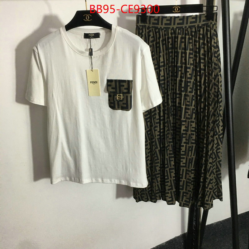 Clothing-Fendi,wholesale replica shop ID: CE9300,$: 95USD