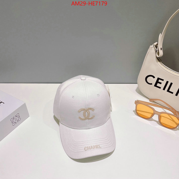 Cap (Hat)-Chanel,supplier in china ID: HE7179,$: 29USD