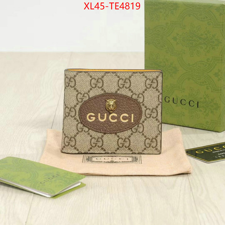 Gucci Bags(4A)-Wallet-,high quality designer replica ID: TE4819,$: 45USD