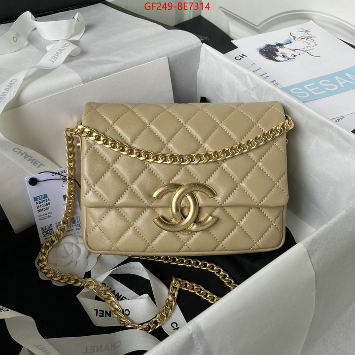 Chanel Bags(TOP)-Diagonal-,the best ID: BE7314,$: 249USD