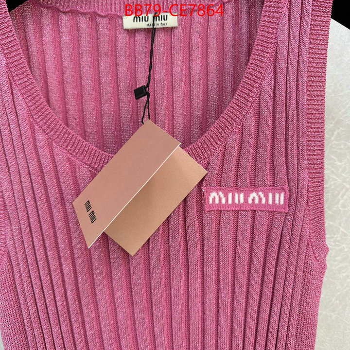 Clothing-MIU MIU,for sale cheap now ID: CE7864,$: 79USD