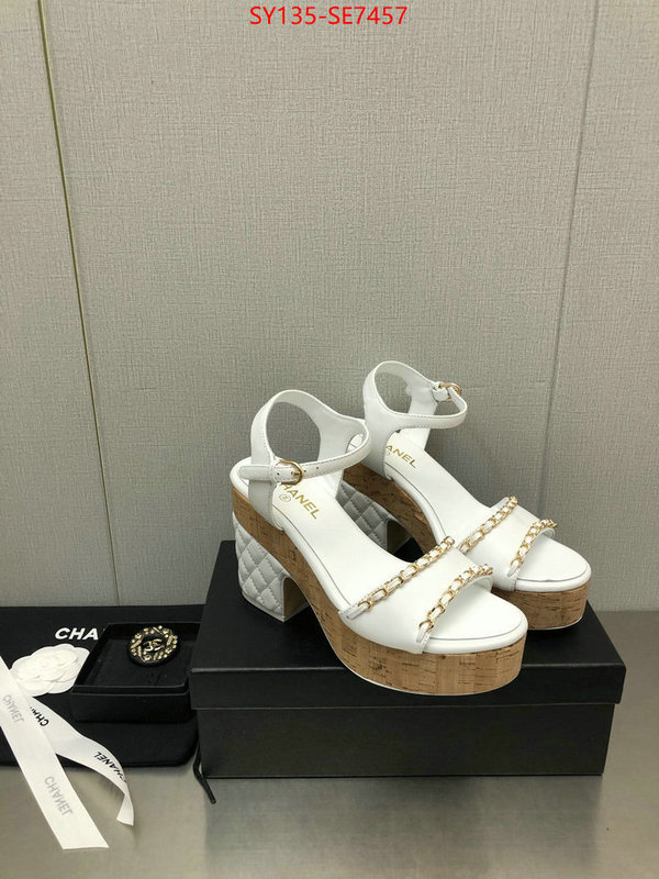 Women Shoes-Chanel,designer 1:1 replica ID: SE7457,$: 135USD