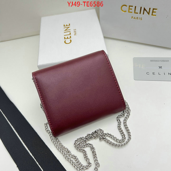 CELINE Bags(4A)-Wallet,first top ID: TE6586,$: 49USD