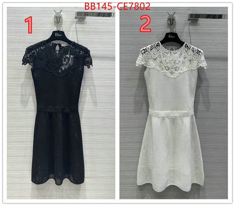 Clothing-Dior,top perfect fake ID: CE7802,$: 145USD