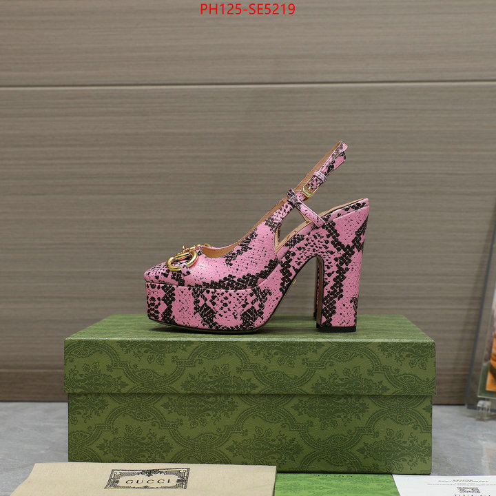 Women Shoes-Gucci,replica 1:1 high quality ID: SE5219,$: 125USD