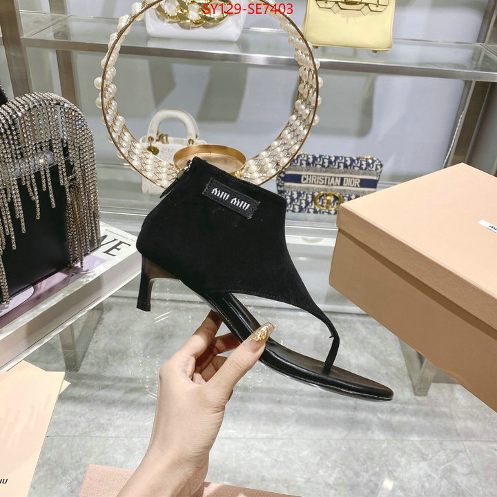 Women Shoes-Miu Miu,buy the best replica ID: SE7403,$: 129USD