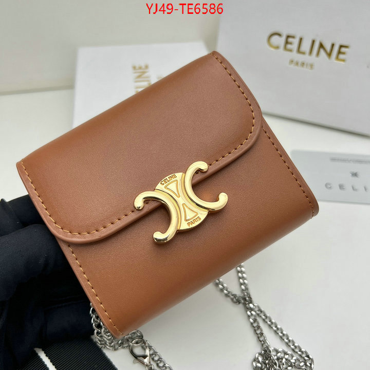 CELINE Bags(4A)-Wallet,first top ID: TE6586,$: 49USD