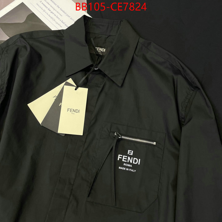 Clothing-Fendi,replica shop ID: CE7824,$: 105USD