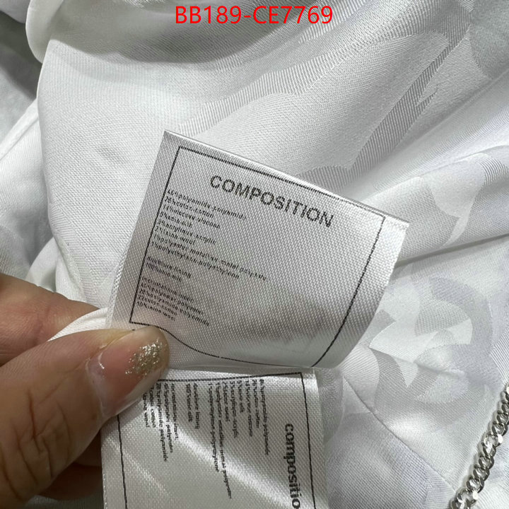 Clothing-Chanel,fashion designer ID: CE7769,$: 189USD