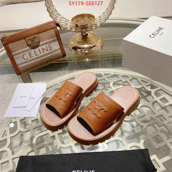 Women Shoes-CELINE,good quality replica ID: SE6127,$: 119USD