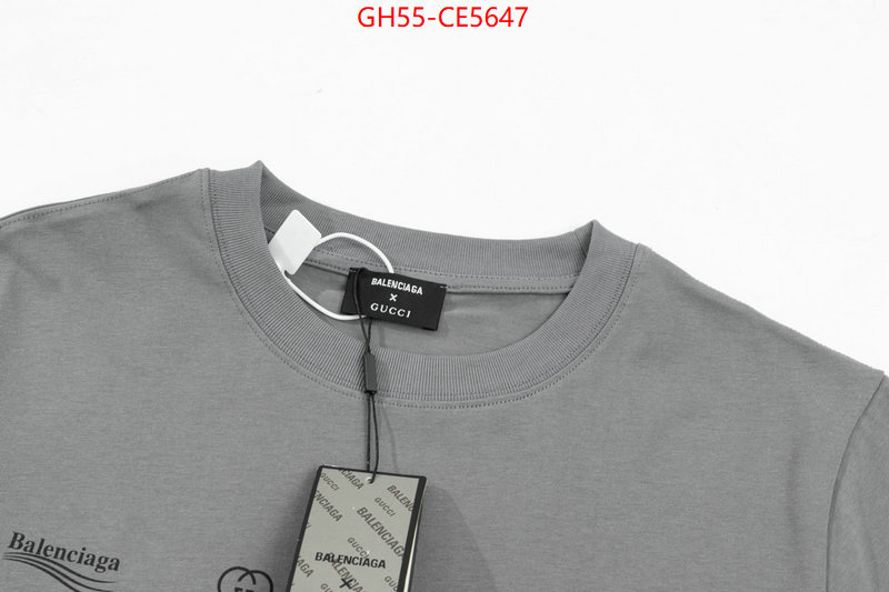 Clothing-Gucci,luxury 7 star replica ID: CE5647,$: 55USD