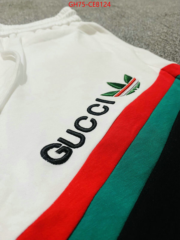 Clothing-Gucci,how to buy replcia ID: CE8124,$: 75USD