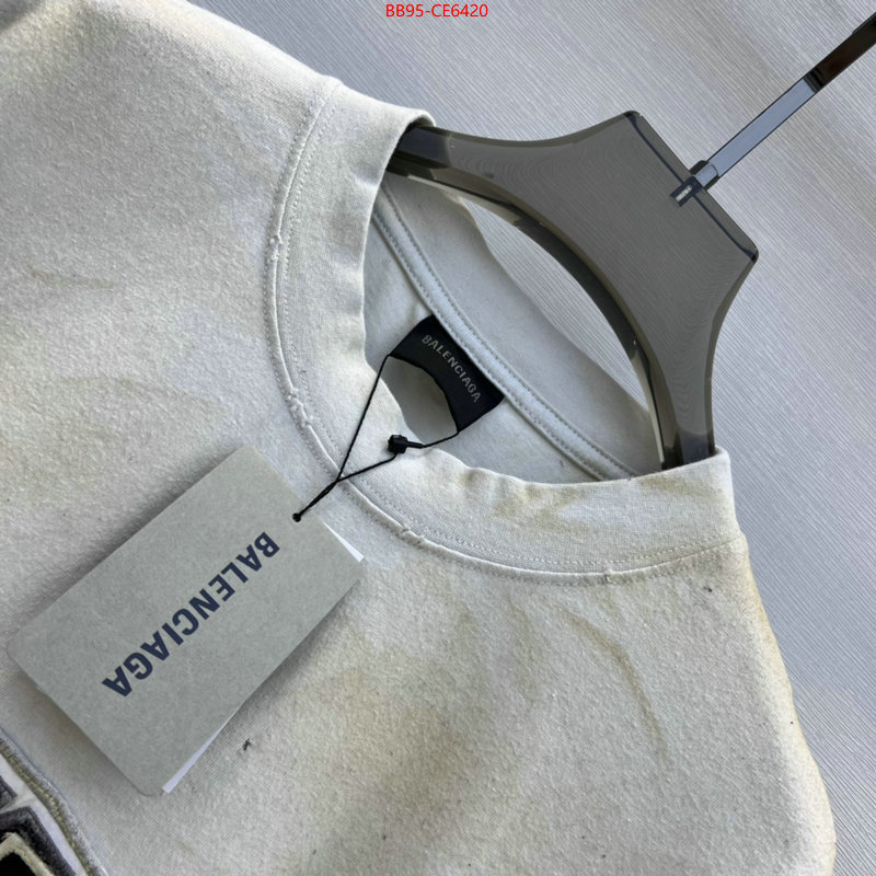 Clothing-Balenciaga,where to buy replicas ID: CE6420,$: 95USD