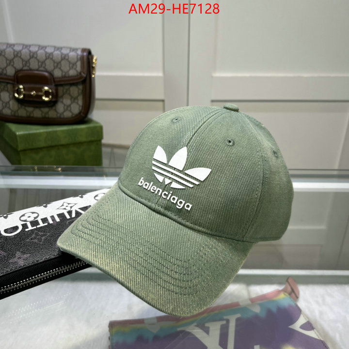 Cap (Hat)-Balenciaga,only sell high-quality ID: HE7128,$: 29USD