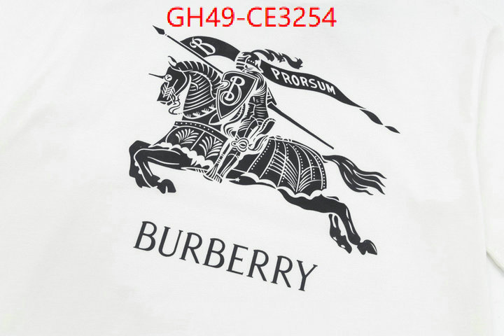 Clothing-Burberry,top fake designer ID: CE3254,$: 49USD