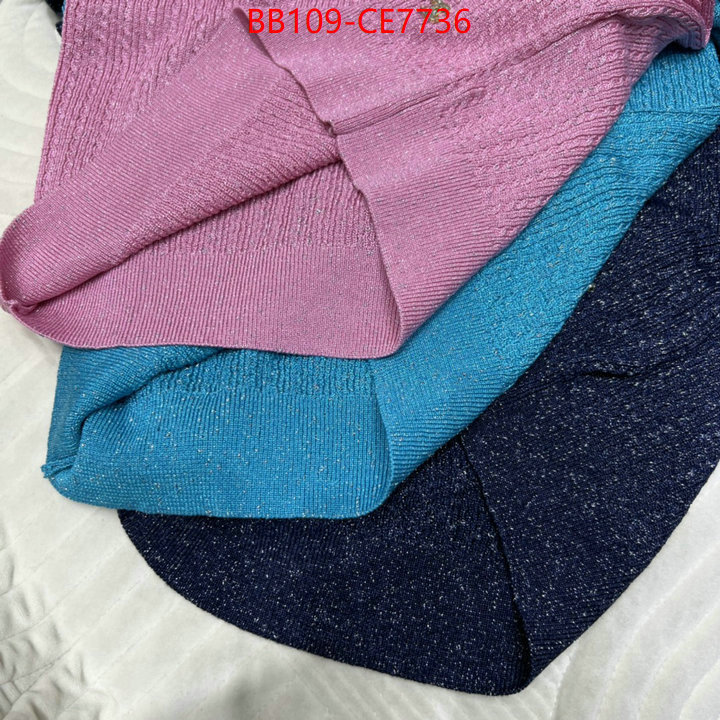 Clothing-Chanel,shop the best high authentic quality replica ID: CE7736,$: 109USD