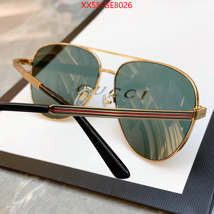 Glasses-Gucci,good ID: GE8026,$: 55USD