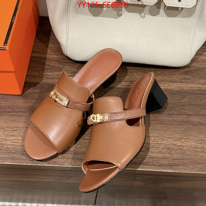 Women Shoes-Hermes,high quality designer replica ID: SE6836,$: 125USD