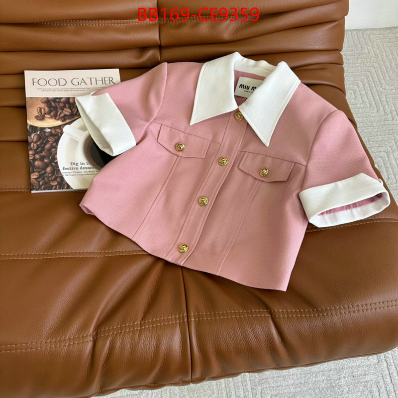 Clothing-MIU MIU,best wholesale replica ID: CE9359,$: 169USD