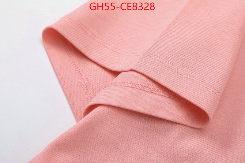 Clothing-Gucci,highest quality replica ID: CE8328,$: 55USD