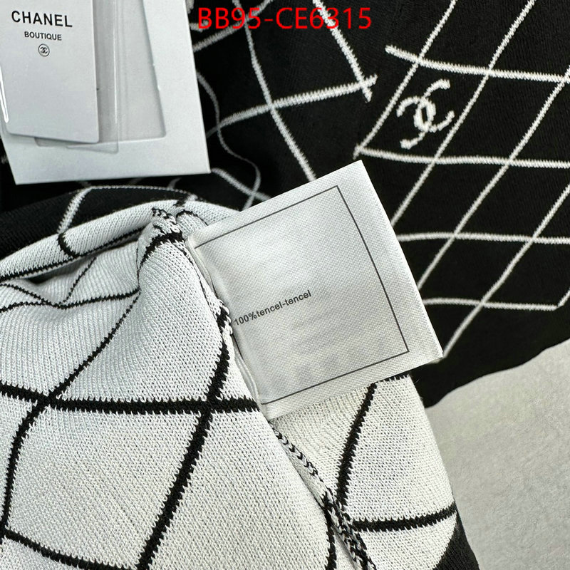 Clothing-Chanel,buy first copy replica ID: CE6315,$: 95USD