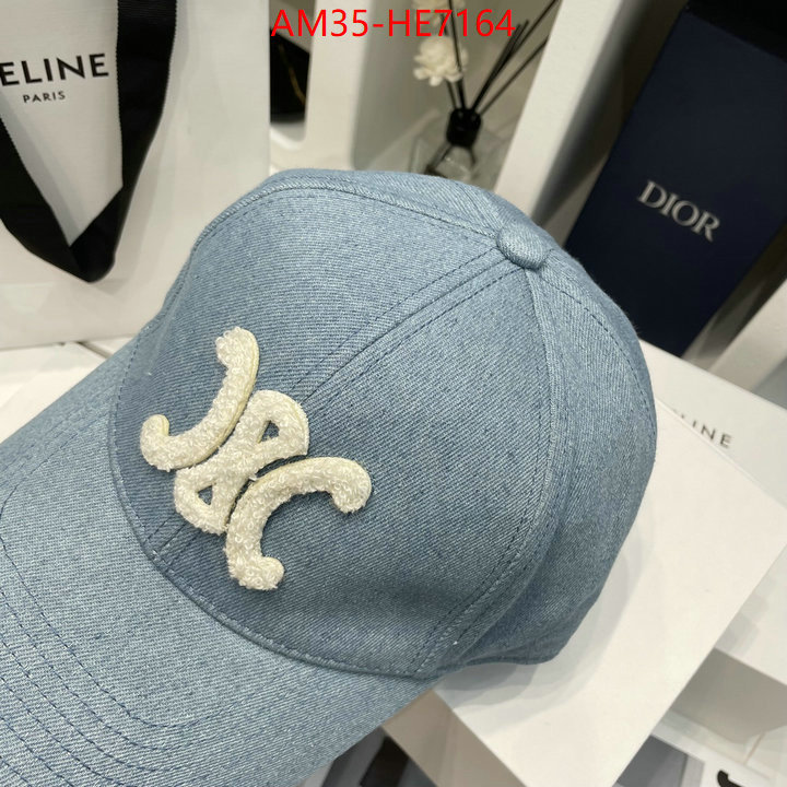 Cap (Hat)-Celine,top brands like ID: HE7164,$: 35USD