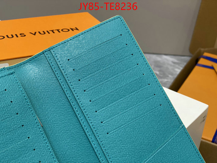LV Bags(TOP)-Wallet,luxury cheap ID: TE8236,$: 85USD