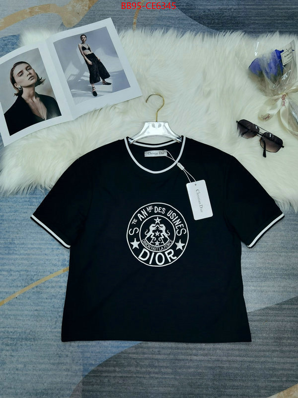 Clothing-Dior,brand designer replica ID: CE6345,$: 95USD