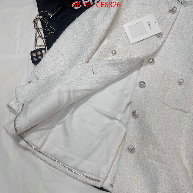 Clothing-Chanel,replica us ID: CE6326,$: 195USD