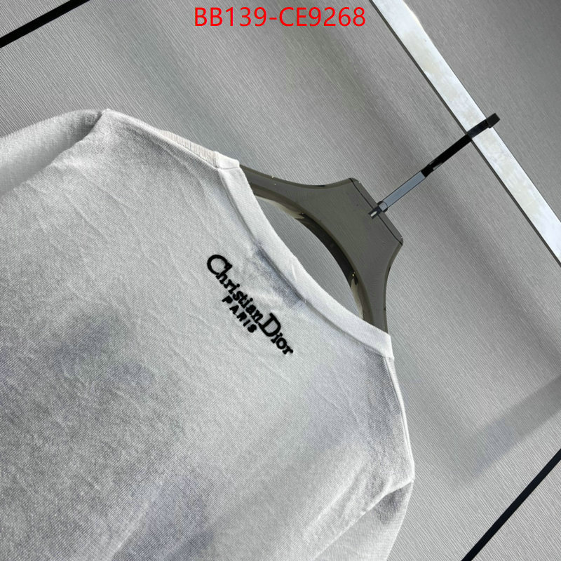 Clothing-Dior,designer fake ID: CE9268,$: 139USD