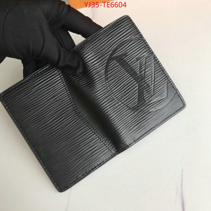 LV Bags(4A)-Wallet,counter quality ID: TE6604,$: 35USD