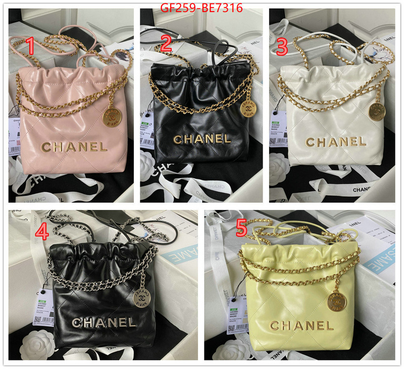 Chanel Bags(TOP)-Handbag-,hot sale ID: BE7316,$: 259USD