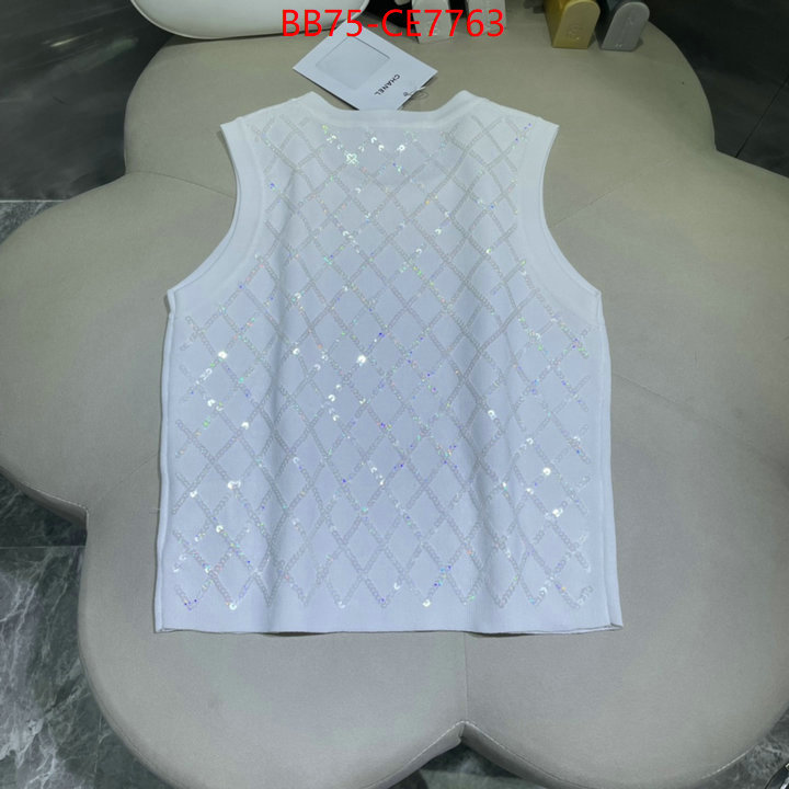 Clothing-Chanel,replicas buy special ID: CE7763,$: 75USD