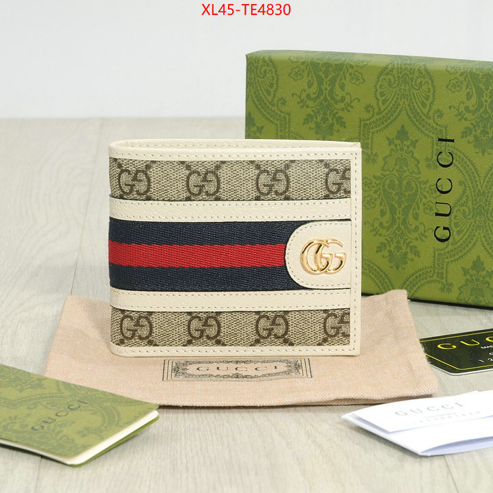 Gucci Bags(4A)-Wallet-,top quality fake ID: TE4830,$: 45USD