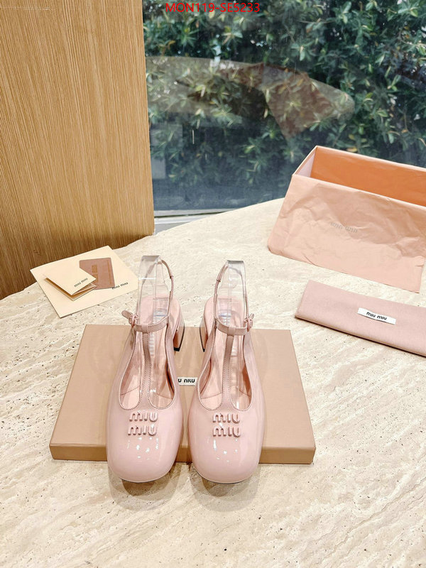 Women Shoes-Miu Miu,luxury cheap ID: SE5233,$: 119USD