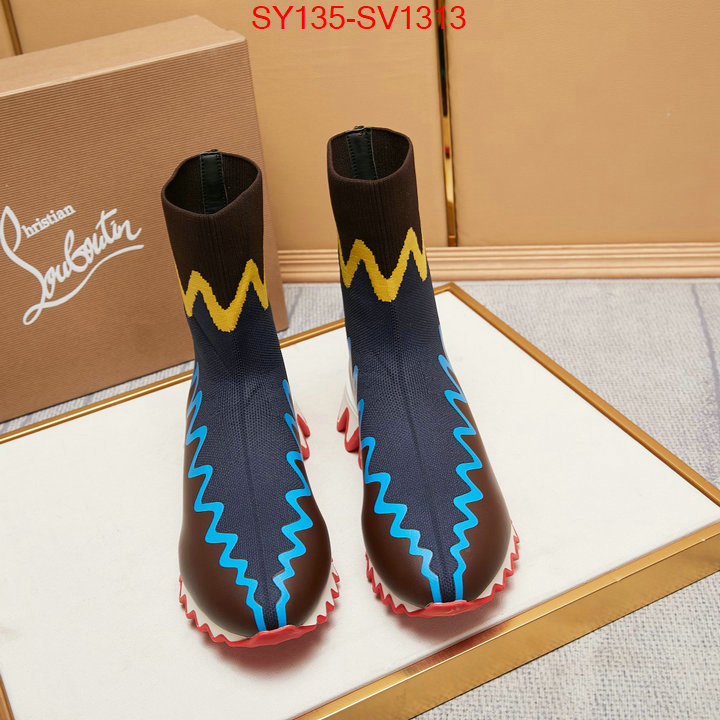 Men shoes-Christian Louboutin,designer fake ID: SV1313,$: 135USD