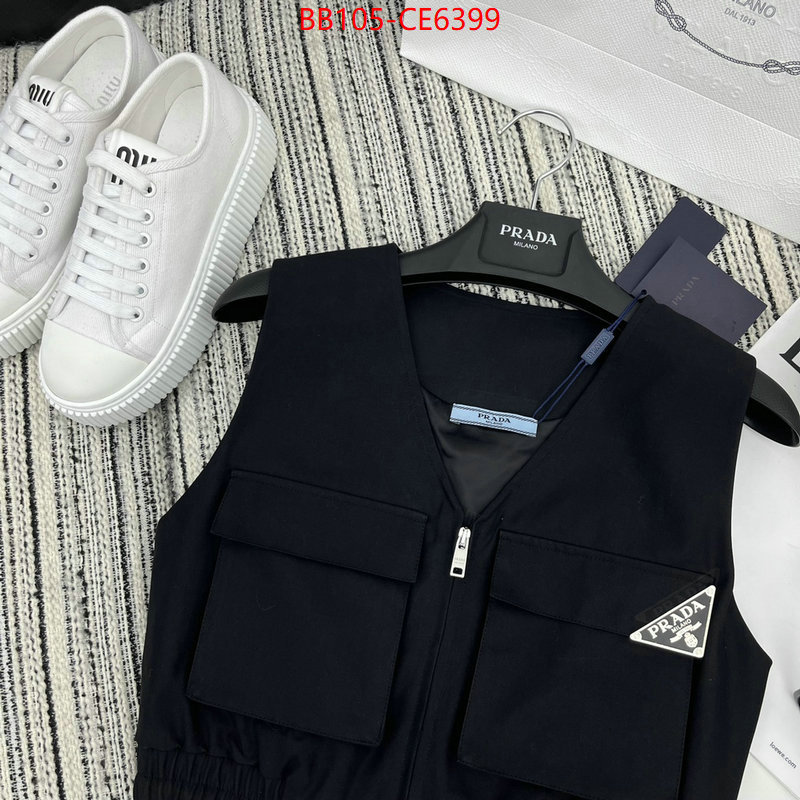 Clothing-Prada,best quality replica ID: CE6399,$: 105USD