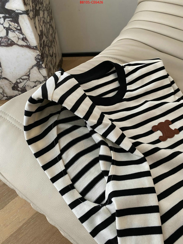 Clothing-Celine,shop cheap high quality 1:1 replica ID: CE6426,$: 105USD