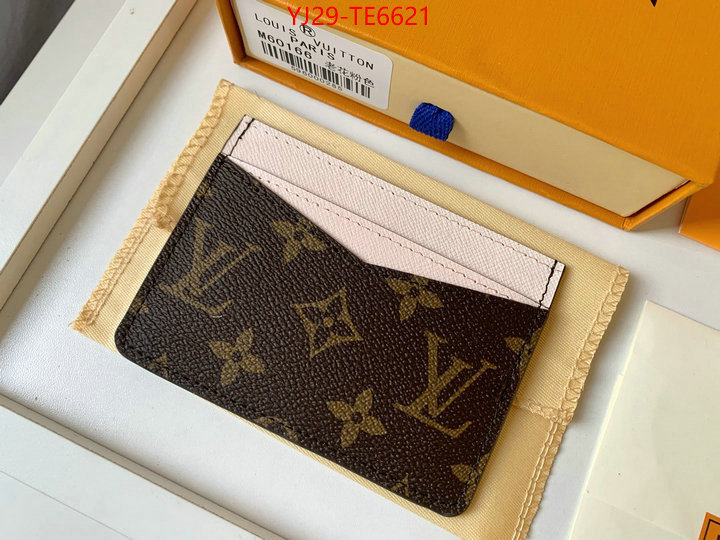 LV Bags(4A)-Wallet,sale outlet online ID: TE6621,$: 29USD