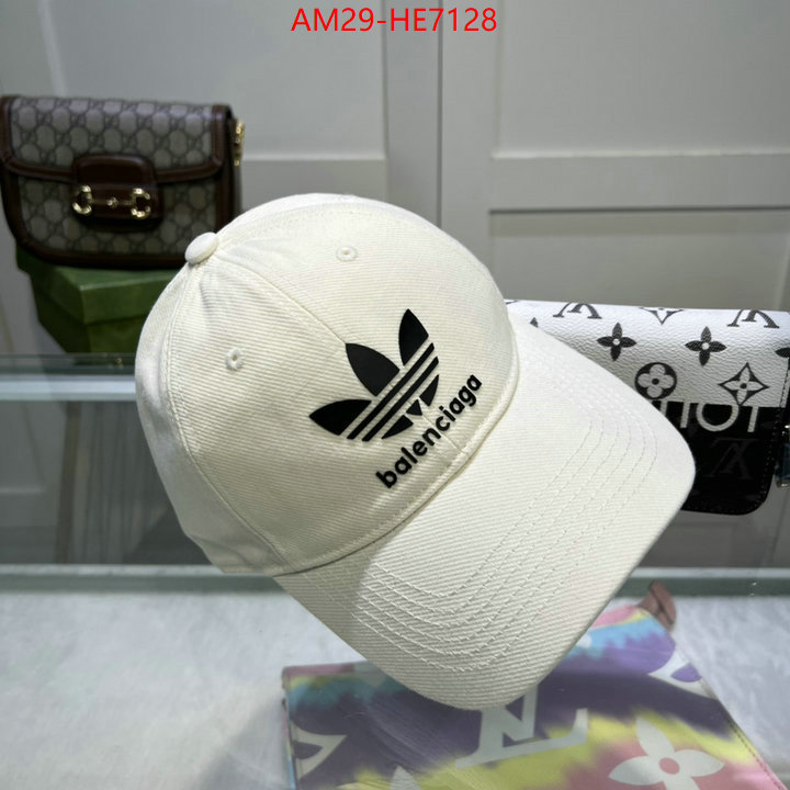 Cap (Hat)-Balenciaga,only sell high-quality ID: HE7128,$: 29USD