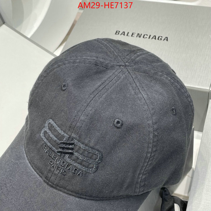 Cap (Hat)-Balenciaga,best quality designer ID: HE7137,$: 29USD