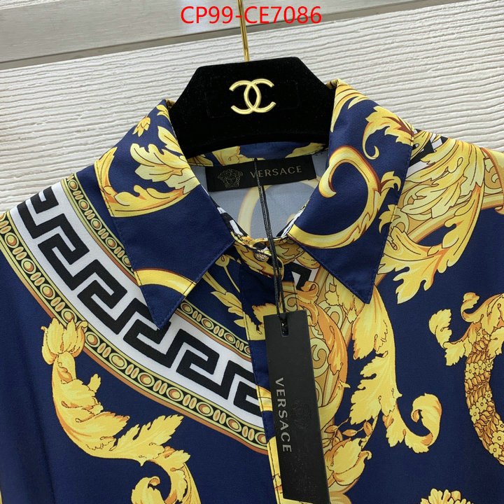 Clothing-Versace,what best designer replicas ID: CE7086,$: 99USD