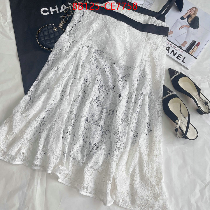 Clothing-Chanel,designer high replica ID: CE7758,$: 125USD