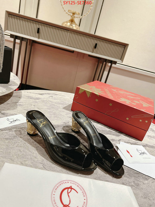 Women Shoes-Christian Louboutin,aaaaa+ replica ID: SE7360,$: 125USD