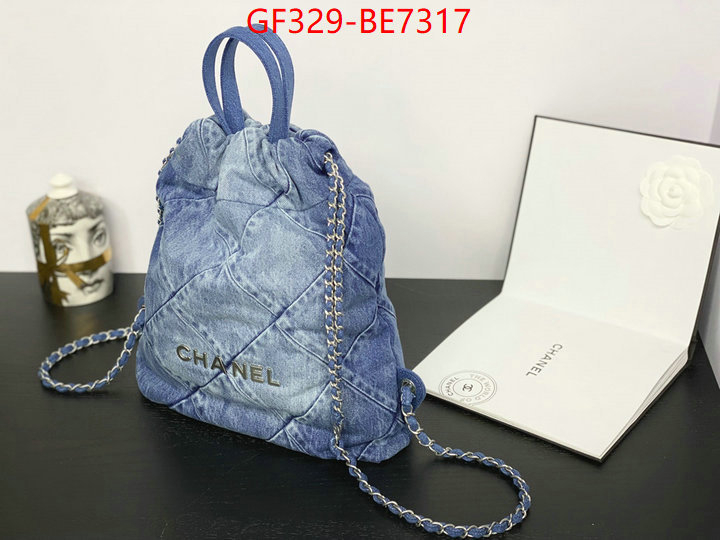 Chanel Bags(TOP)-Backpack-,online store ID: BE7317,$: 329USD