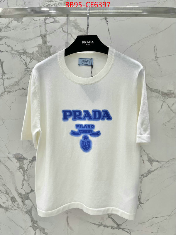 Clothing-Prada,top quality designer replica ID: CE6397,$: 95USD