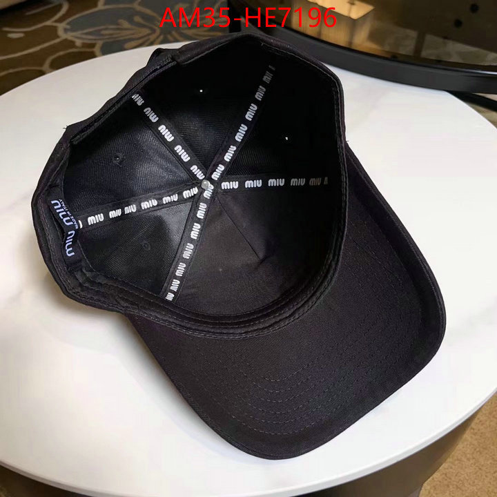 Cap (Hat)-Miu Miu,cheap high quality replica ID: HE7196,$: 35USD