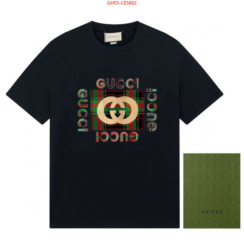 Clothing-Gucci,best quality designer ID: CE5802,$: 55USD