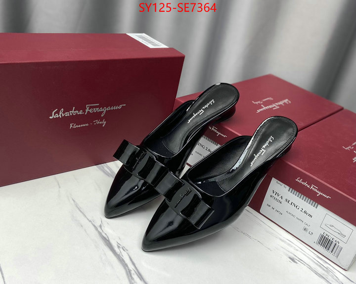 Women Shoes-Ferragamo,how to find designer replica ID: SE7364,$: 125USD